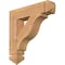 Ekena Millwork Funston Arts & Crafts Smooth Bracket, Western Red Cedar, 3 1/2"W x 18"D x 18"H BKT04X18X18FST03SWR - alternate 1